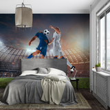 Football Mural Wallpaper | Stadium Match Action Scene