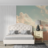 Sky Mural Wallpaper | Dreamy Terracotta Landscape