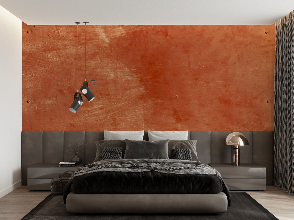 Terracotta Mural Wallpaper | Rustic Textured Design