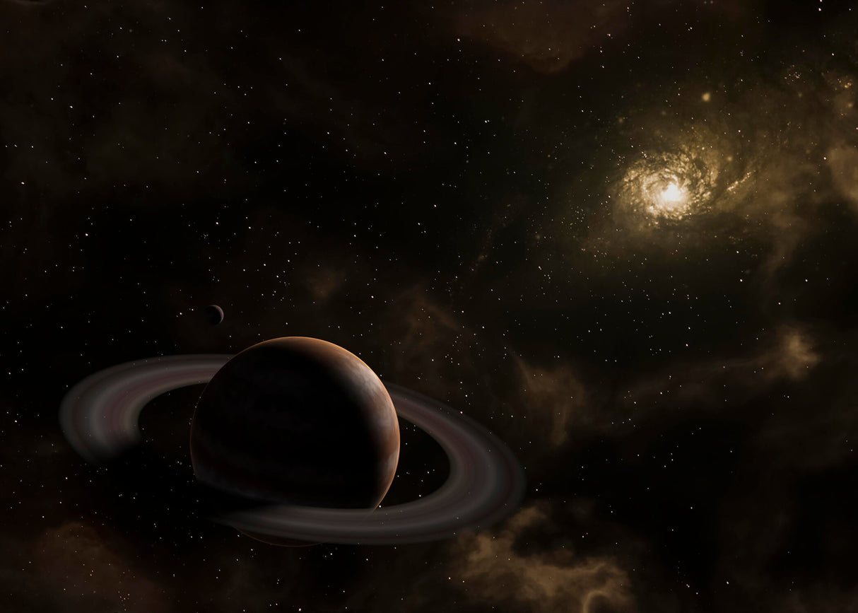 Space Mural Wallpaper | Saturn Galaxy View