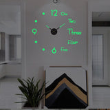 Modern Wall Clock  3D Floating Numbers Design - Product detail 10