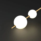 Modern Globe Wall Lamp  Vertical Brass Frame Design - Product detail 8