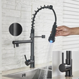 Professional Kitchen Faucet  LED Temperature Display Spring Spout - Product detail 10