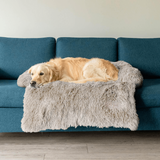 Plush Pet Furniture Protector  Water-Repellent Vegan Fur Bed - Product detail 17