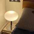 Modern Table Lamp  Pink Glass Globe Chrome Base - Product detail 4