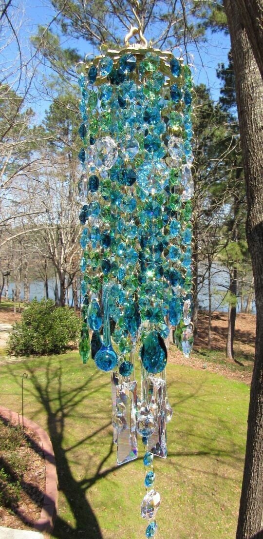 Crystal Garden Wind Chime  Rainbow Prism Suncatcher Design - Product detail 9