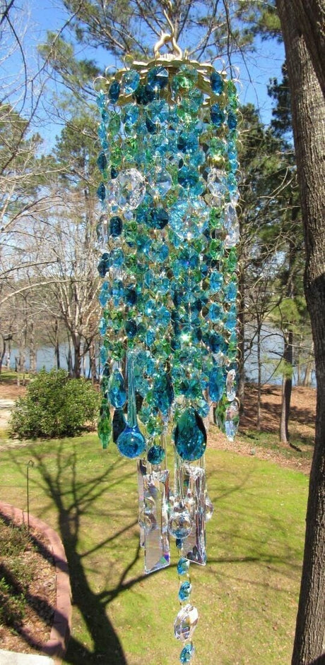 Crystal Garden Wind Chime  Rainbow Prism Suncatcher Design - Product detail 9