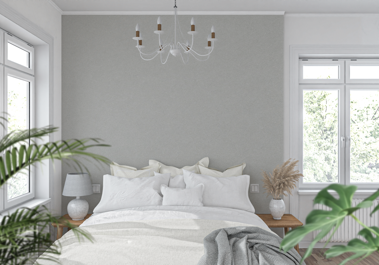 Minimalist Mural Wallpaper | Light Grey Modern Design