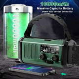 Emergency Radio Kit  Solar Hand Crank Power Bank With NOAA Weather Alert - Detailed view