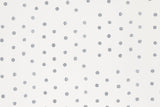 Polka Dot Mural Wallpaper | Silver Sparkle Pattern