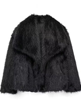 Luxury Faux Fur Jacket  Eco-Friendly Vegan Design - Product detail 6