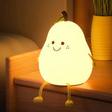 Pear Night Light  Rechargeable LED Touch Lamp - Detailed view