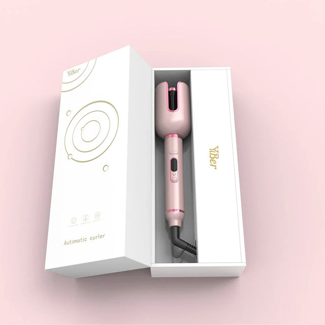 Auto Ceramic Curling Wand  Smart U-Shaped Hair Styler - Product showcase