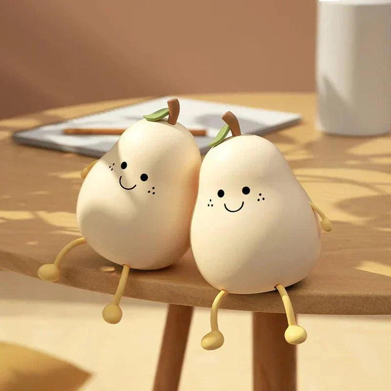 Pear Night Light  Rechargeable LED Touch Lamp - Product detail 4