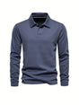 Long Sleeve Polo Shirt  Classic Tailored Design - Product example