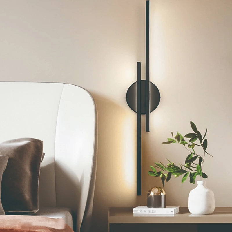 Modern LED Wall Light  Linear Double Bar Design - Product example