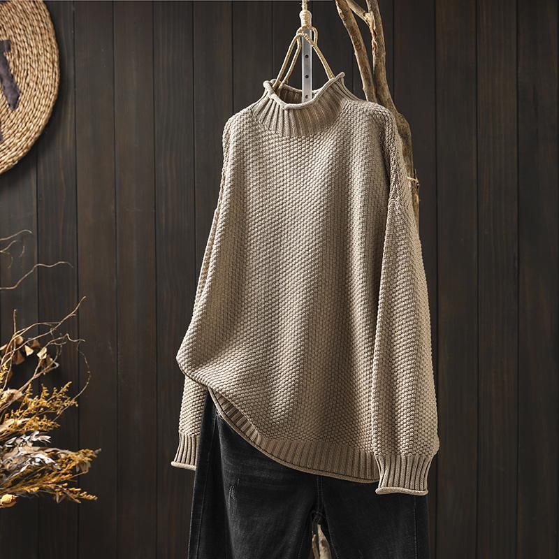 Wool Cotton Jumper  Textured Knit Design - Product detail 7