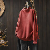 Wool Cotton Jumper  Textured Knit Design - Product detail 9