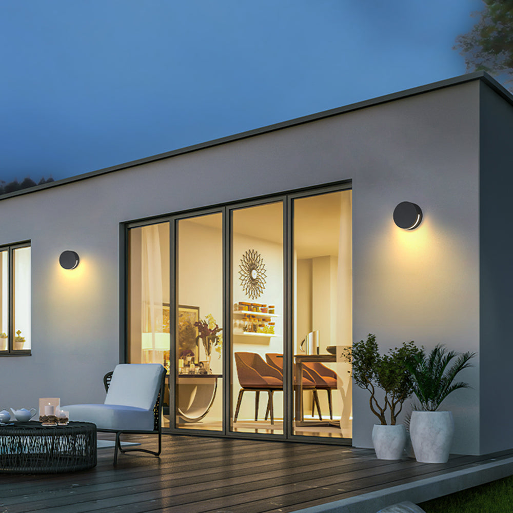 Modern Outdoor Wall Light  Double Beam LED Waterproof Sconce - Product example