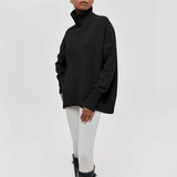 Luxe Turtleneck Sweater  Soft Knit Ribbed Design - Product detail 11
