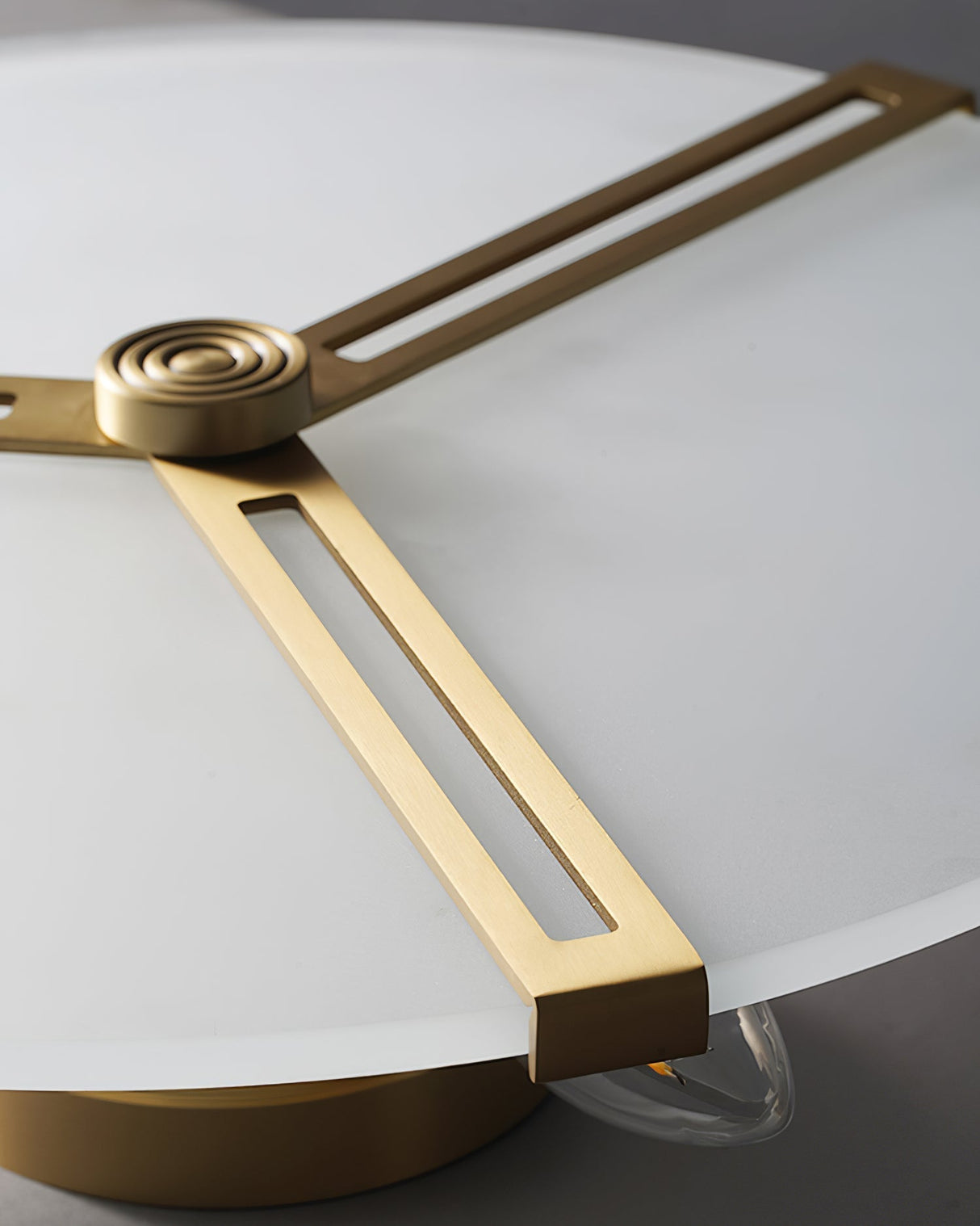 Modern Ceiling Light  Glass Disc with Brass Frame - Product detail 27