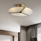 Modern Ceiling Light  Glass Disc with Brass Frame - Product detail 17