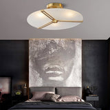 Modern Ceiling Light  Glass Disc with Brass Frame - Product detail 18