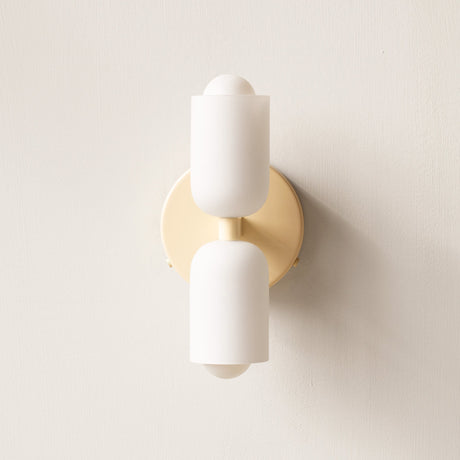Modern Dual Wall Light  Brushed Brass Up Down Sconce - Product detail 4