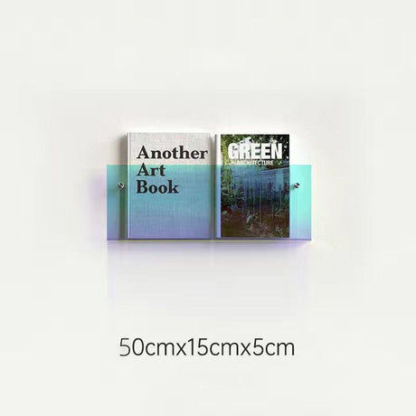 Acrylic Wall Magazine Rack  Modern Floating Display Holder - Product detail 29