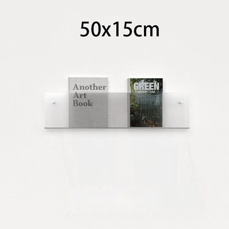 Acrylic Wall Magazine Rack  Modern Floating Display Holder - Product detail 31