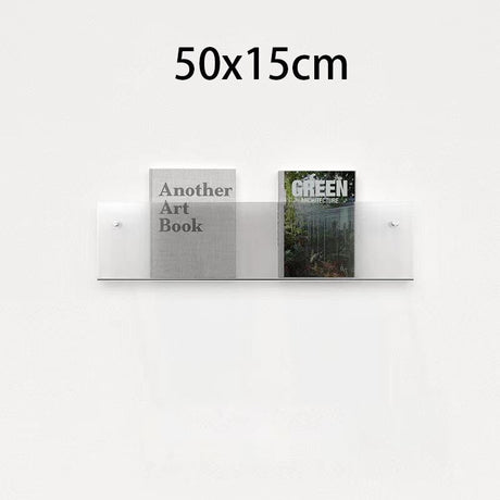 Acrylic Wall Magazine Rack  Modern Floating Display Holder - Product detail 31
