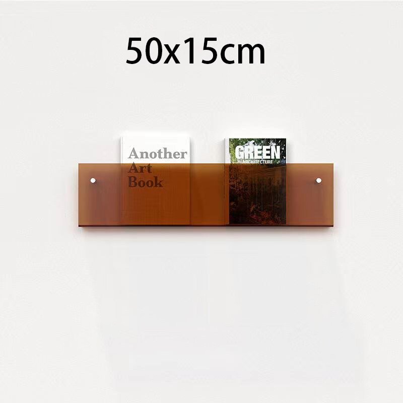 Acrylic Wall Magazine Rack  Modern Floating Display Holder - Product detail 34