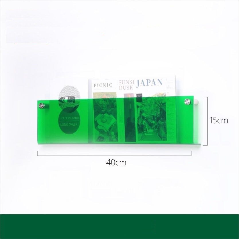 Acrylic Wall Magazine Rack  Modern Floating Display Holder - Product detail 40