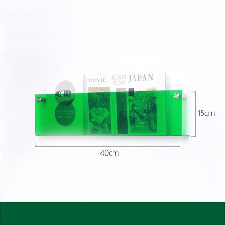 Acrylic Wall Magazine Rack  Modern Floating Display Holder - Product detail 40