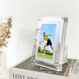 Acrylic Digital Photo Frame  Clear Modern Display Stand - Product example