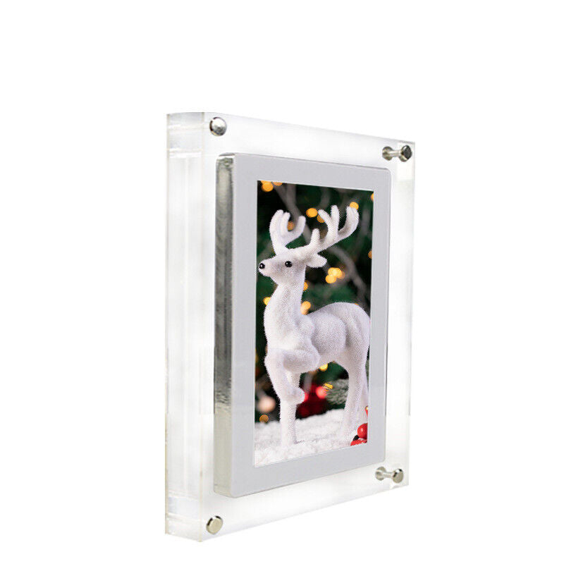 Acrylic Digital Photo Frame  Clear Modern Display Stand - Product detail 4