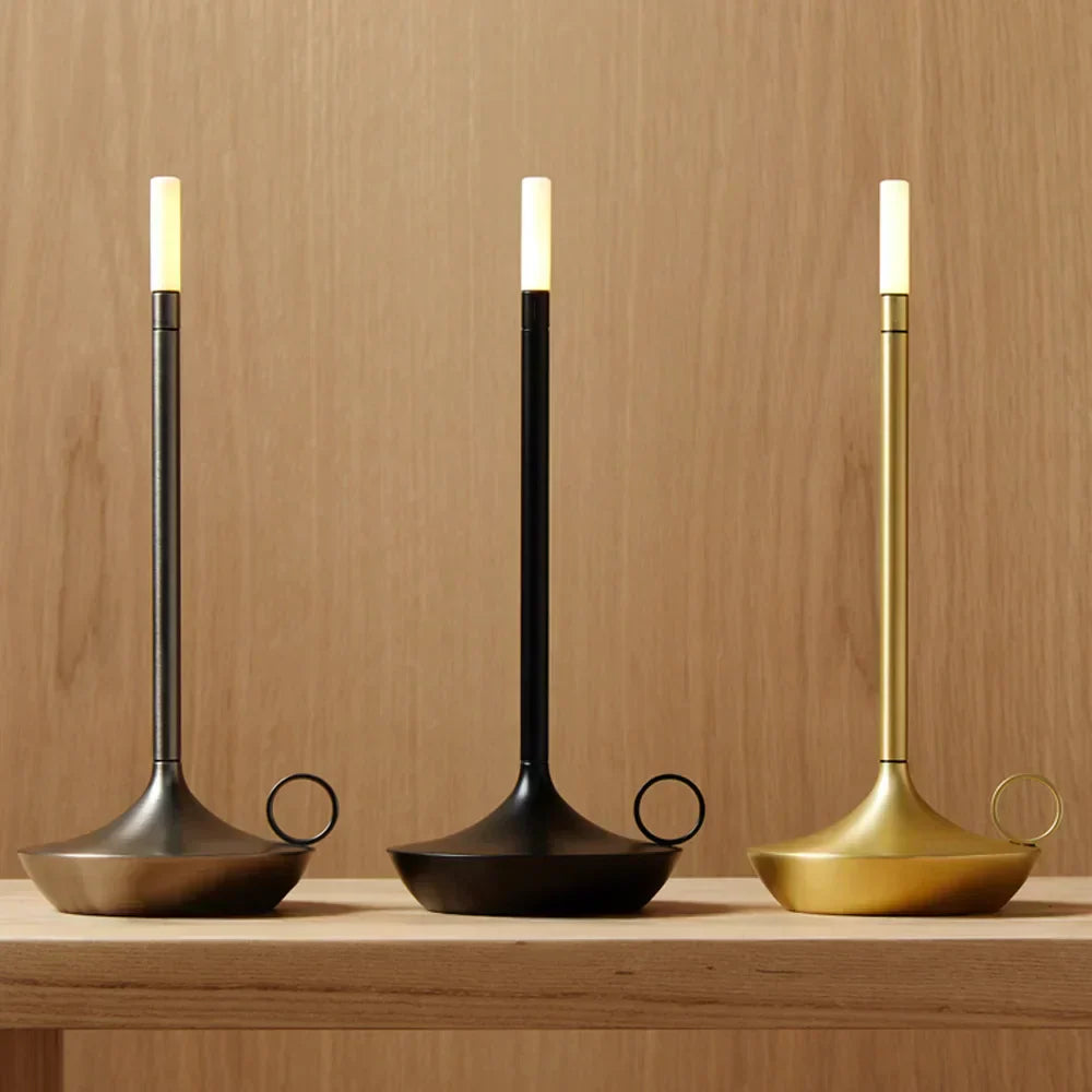 Modern LED Desk Lamp  USB Powered Minimalist Design - Detailed view