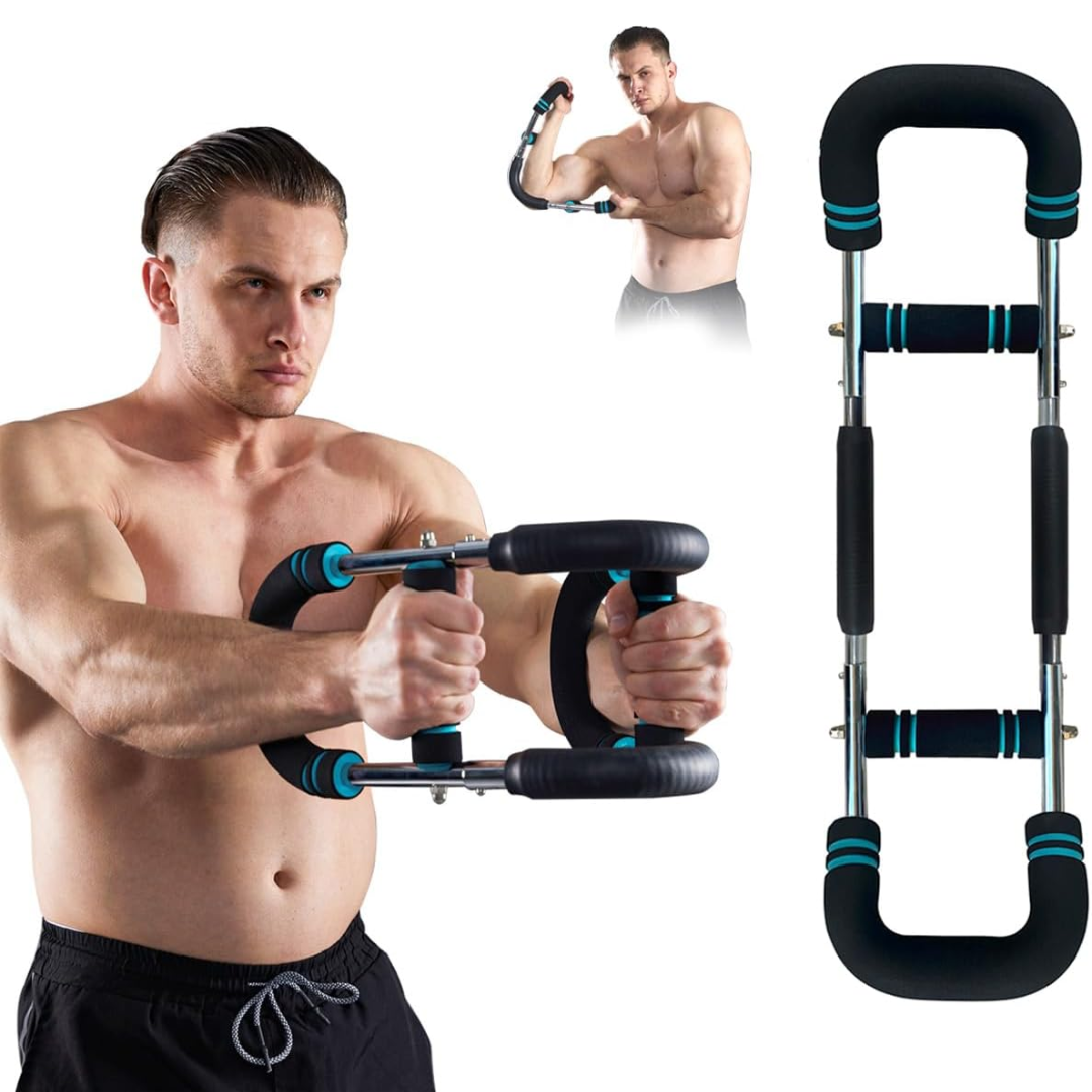 Adjustable Power Bar  Forearm Triceps Chest Trainer - Product showcase