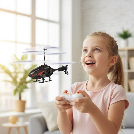 Remote Control Helicopter for Kids  Easy Flying Mini Drone with Stabilization - Product detail 8