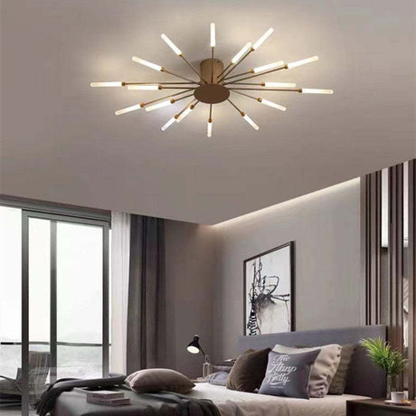 Modern Starburst Ceiling Light  LED Radial Design - Product detail 19