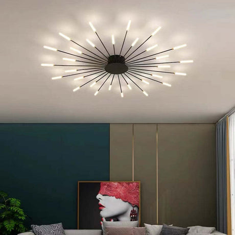Modern Starburst Ceiling Light  LED Radial Design - Product detail 16