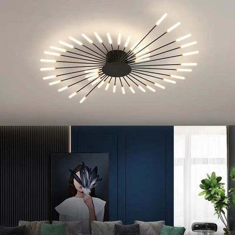 Modern Starburst Ceiling Light  LED Radial Design - Product detail 17