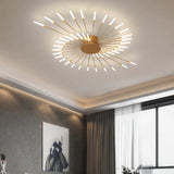 Modern Starburst Ceiling Light  LED Radial Design - Product example