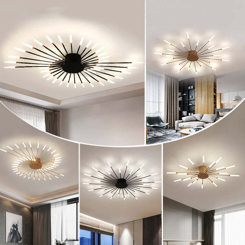 Modern Starburst Ceiling Light  LED Radial Design - Product detail 8