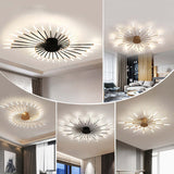 Modern Starburst Ceiling Light  LED Radial Design - Product detail 8