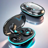 Wireless Bluetooth Earbuds  LED Display Charging Case - Product showcase