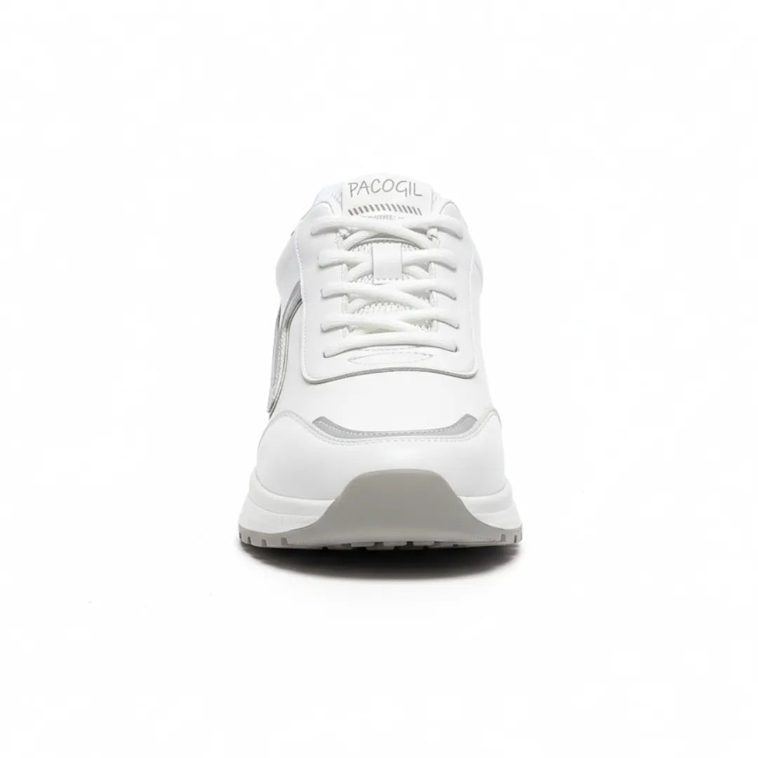 Womens White Sneakers  Lightweight Microfiber Athletic Shoes - Product detail 4