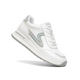 Womens White Sneakers  Lightweight Microfiber Athletic Shoes - Product detail 6