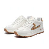 Womens White Sneakers  Lightweight Microfiber Athletic Shoes - Product detail 9