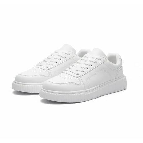 Mens Casual Sneakers  Lightweight White Design - Product showcase